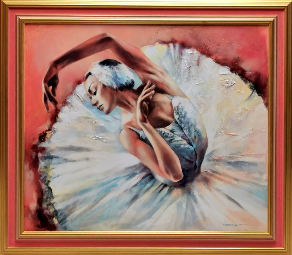 Grace in Motion, Acrylic on canvas, by Victoria Stoyanova