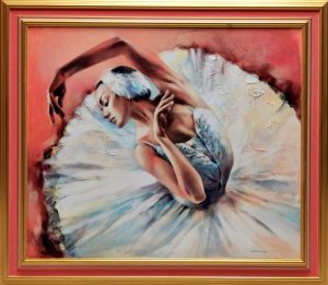 Intermission in pink - Paining by Victoria Stoyanova