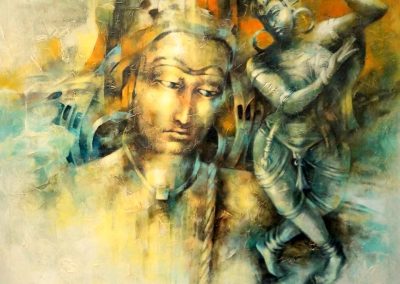 Dance for Buddha - Paining by Victoria Stoyanova