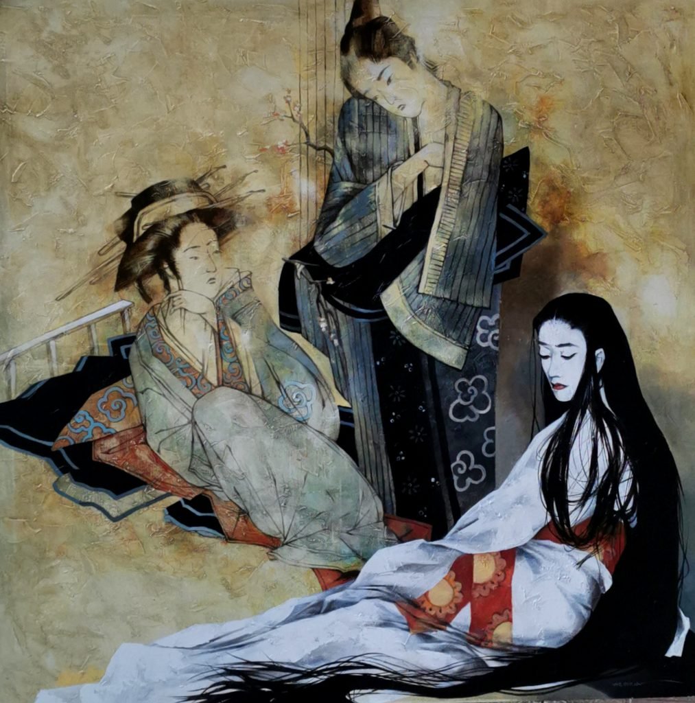 Good morning my love!, Acrylic on canvas, by Victoria Stoyanova