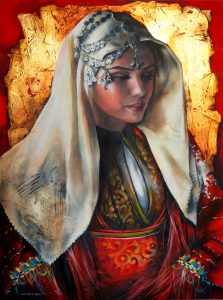 Bulgarian queen - Paining by Victoria Stoyanova