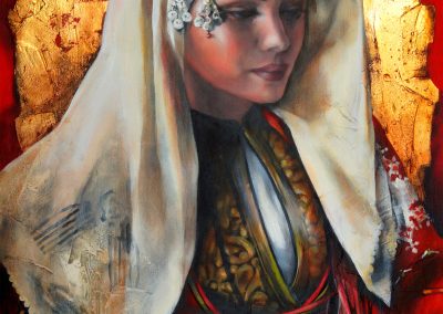 Bulgarian queen - Paining by Victoria Stoyanova