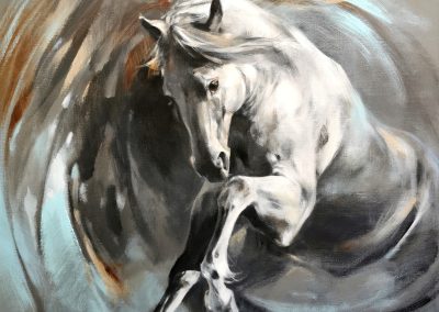 Through the portal of time - Paining by Victoria Stoyanova