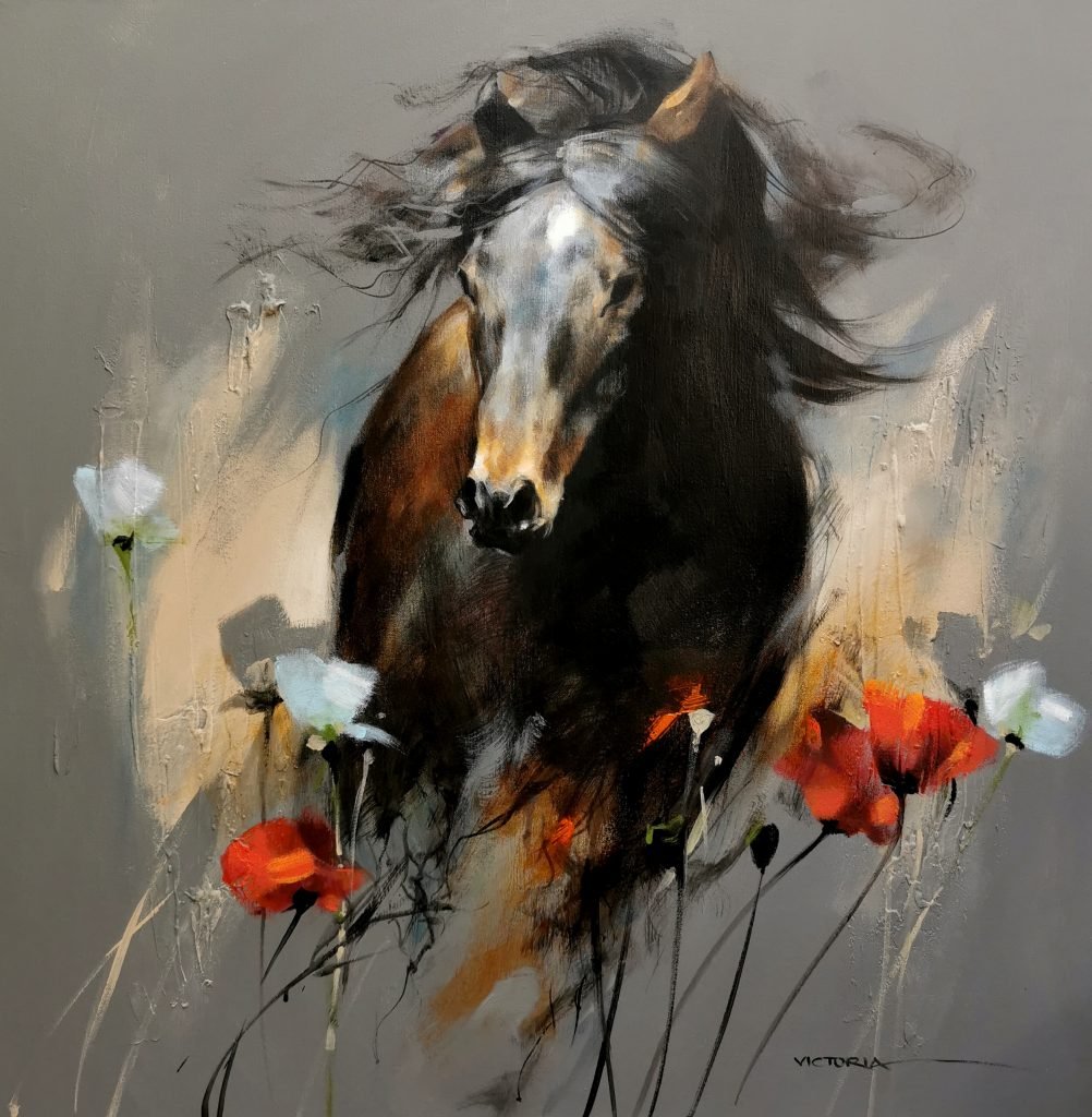 Freedom, acrylic on canvas, by Victoria Stoyanova
