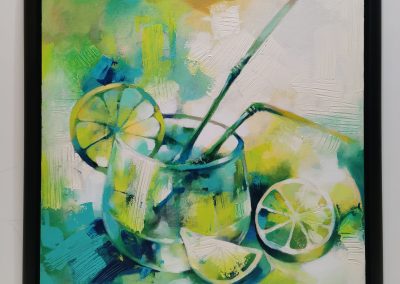 Mojito cocktail - Paining by Victoria Stoyanova