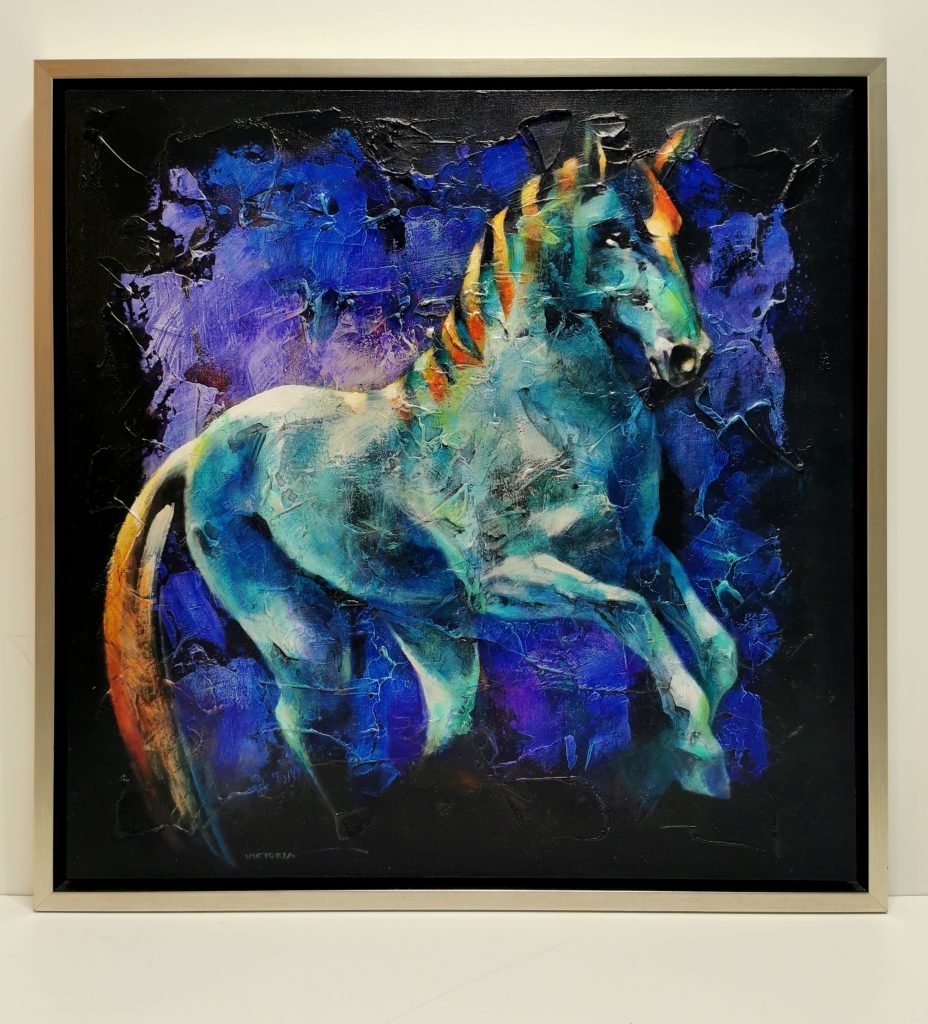 A unicorn without a horn, Acrylic on canvas, by Victoria Stoyanova