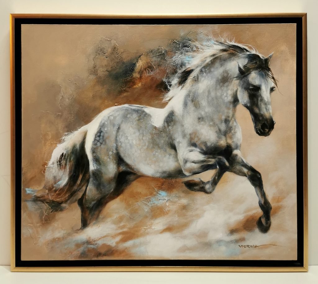 Waiting for the morning, acrylic on canvas, by Victoria Stoyanova