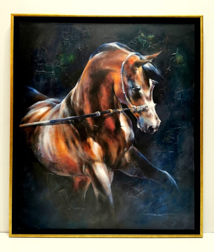 I’m looking for you, acrylic on canvas, by Victoria Stoyanova