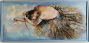 Dance with the clouds - Paining by Victoria Stoyanova