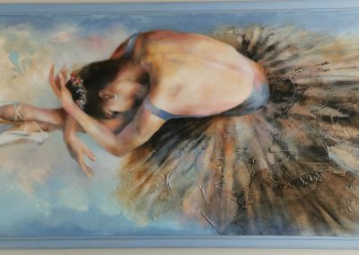 Dance with the clouds - Paining by Victoria Stoyanova