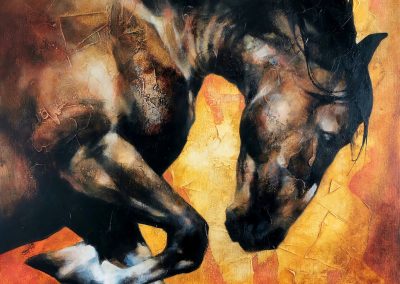 Wild - Paining by Victoria Stoyanova
