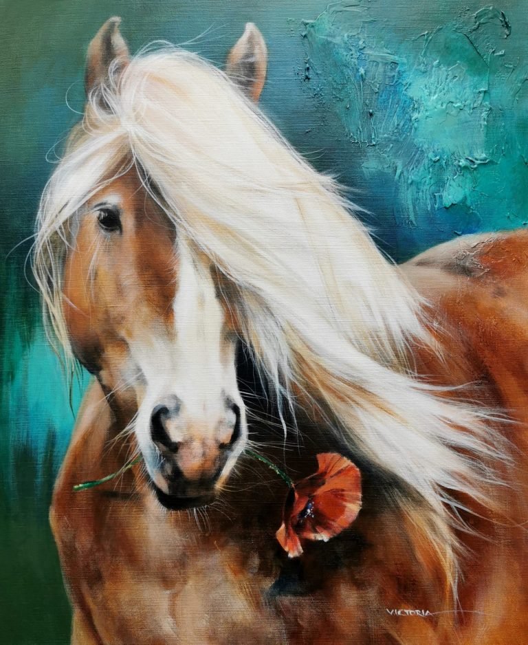 The Night Bird, Acrylic on canvas, by Victoria Stoyanova
