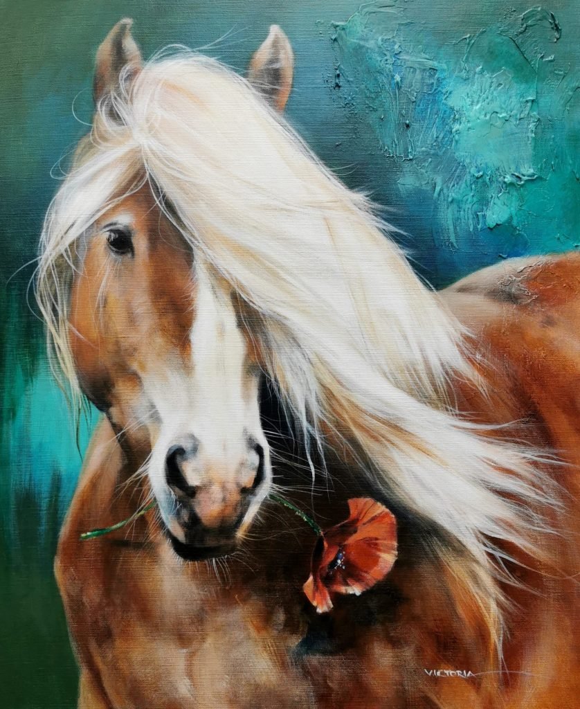 The Night Bird, Acrylic on canvas, by Victoria Stoyanova