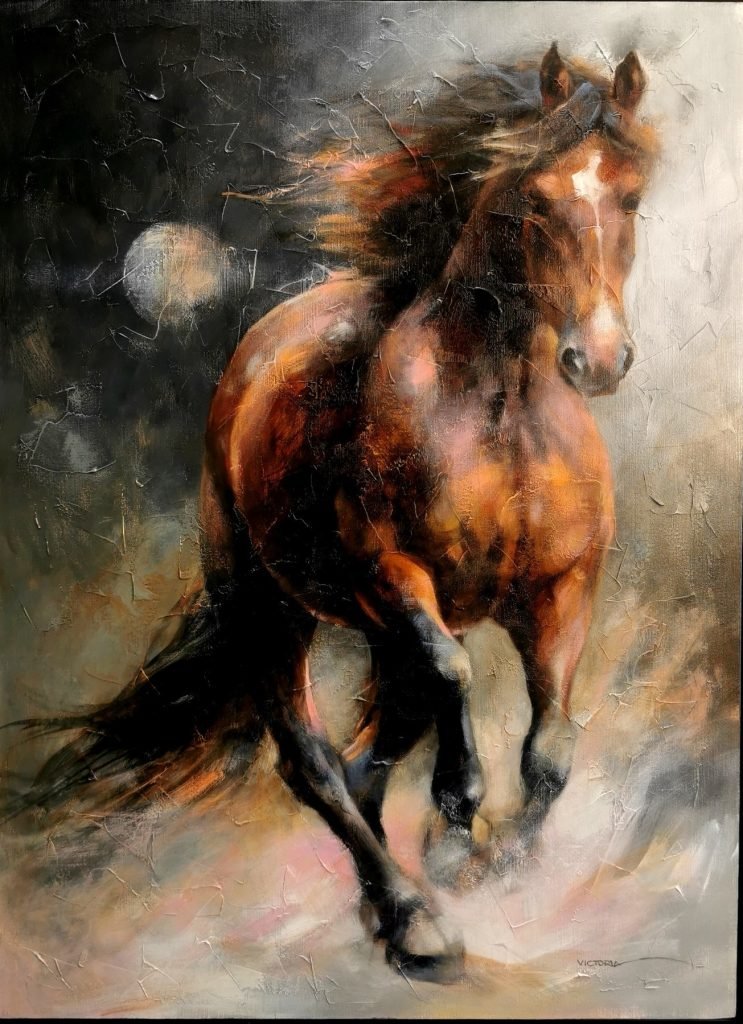 The Romantic, Acrylic on canvas, by Victoria Stoyanova