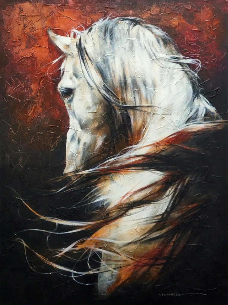 He came from dreams, Acrylic on canvas, by Victoria Stoyanova