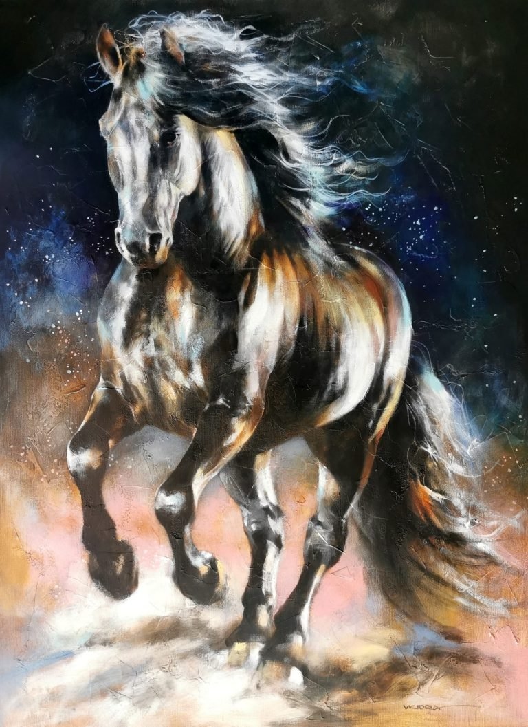 The Whirlwind, Acrylic on canvas, by Victoria Stoyanova