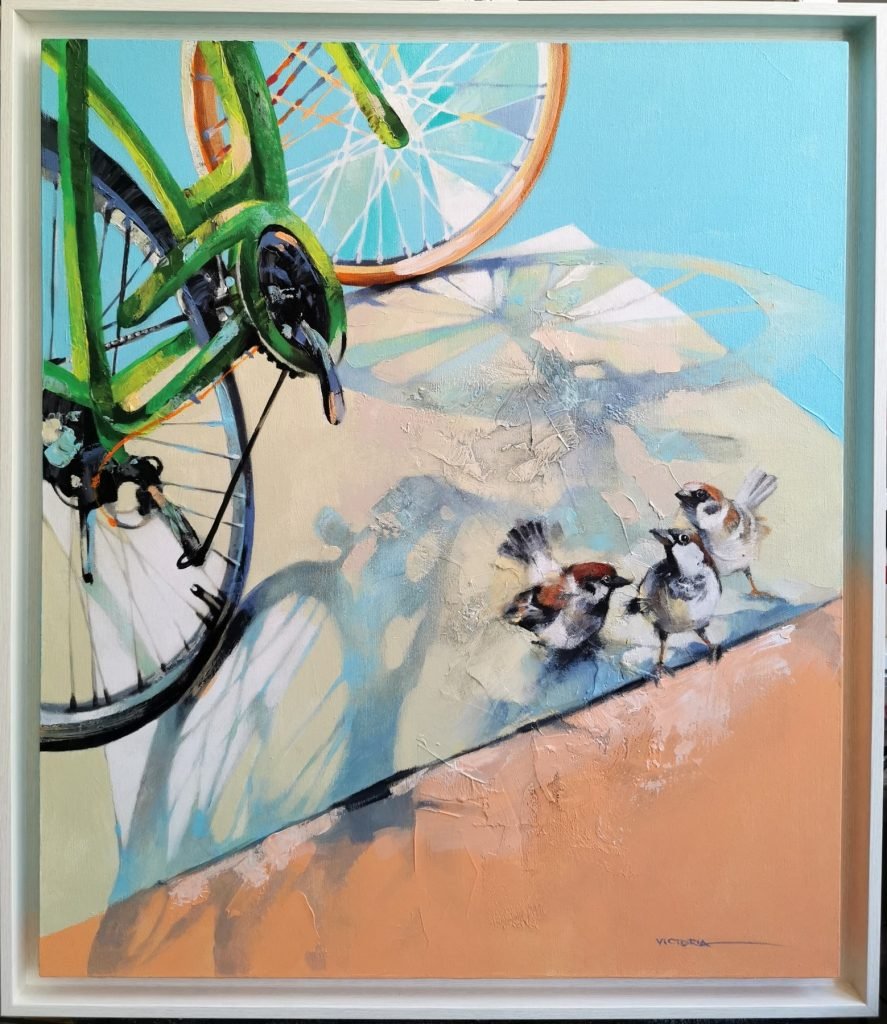 Cycles of Light, acrylic on canvas, by Victoria Stoyanova