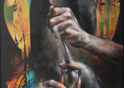Victoria Stoyanova painting The Path May 2025 Exhibition Art Galleria 158