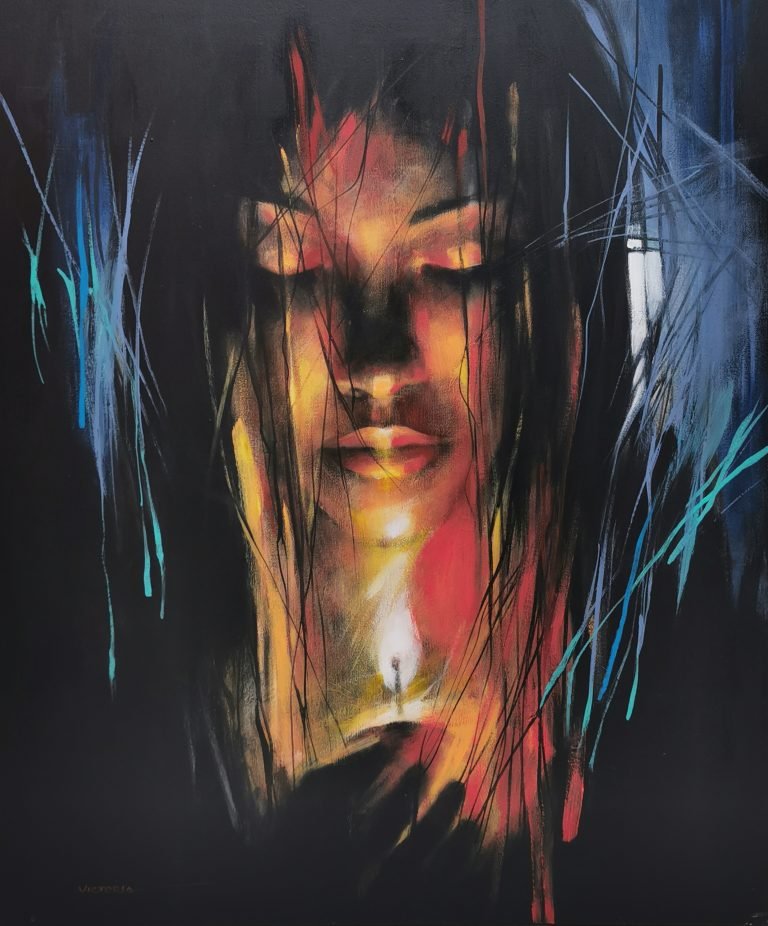 Mercy, Acrylic on canvas, by Victoria Stoyanova