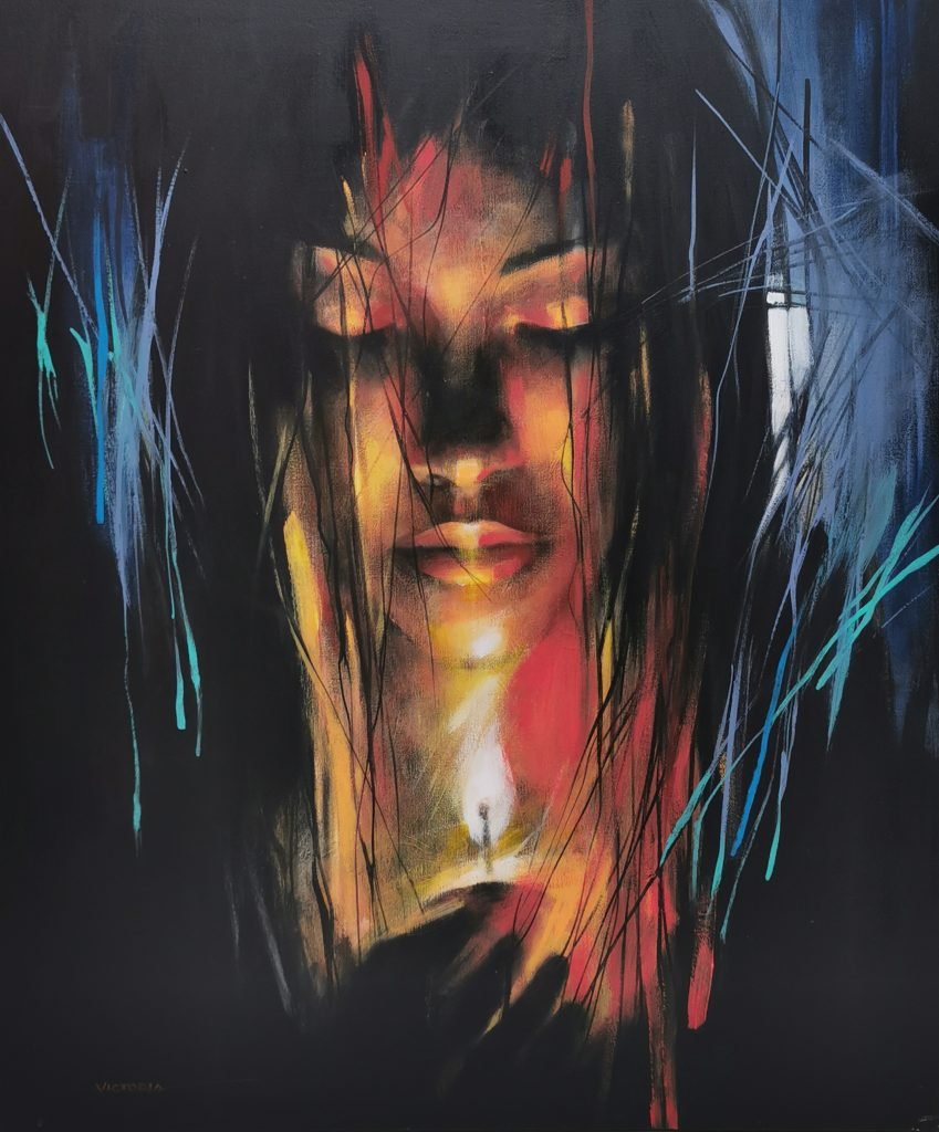 Mercy, Acrylic on canvas, by Victoria Stoyanova