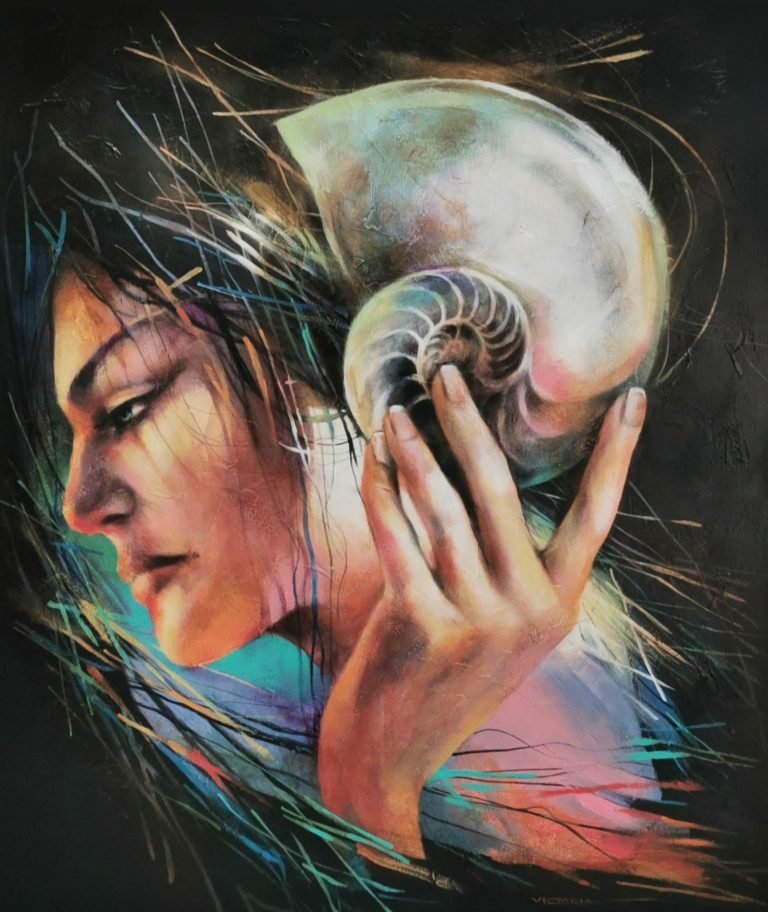 Silence, Acrilic on canvas, by Victoria Stoyanova