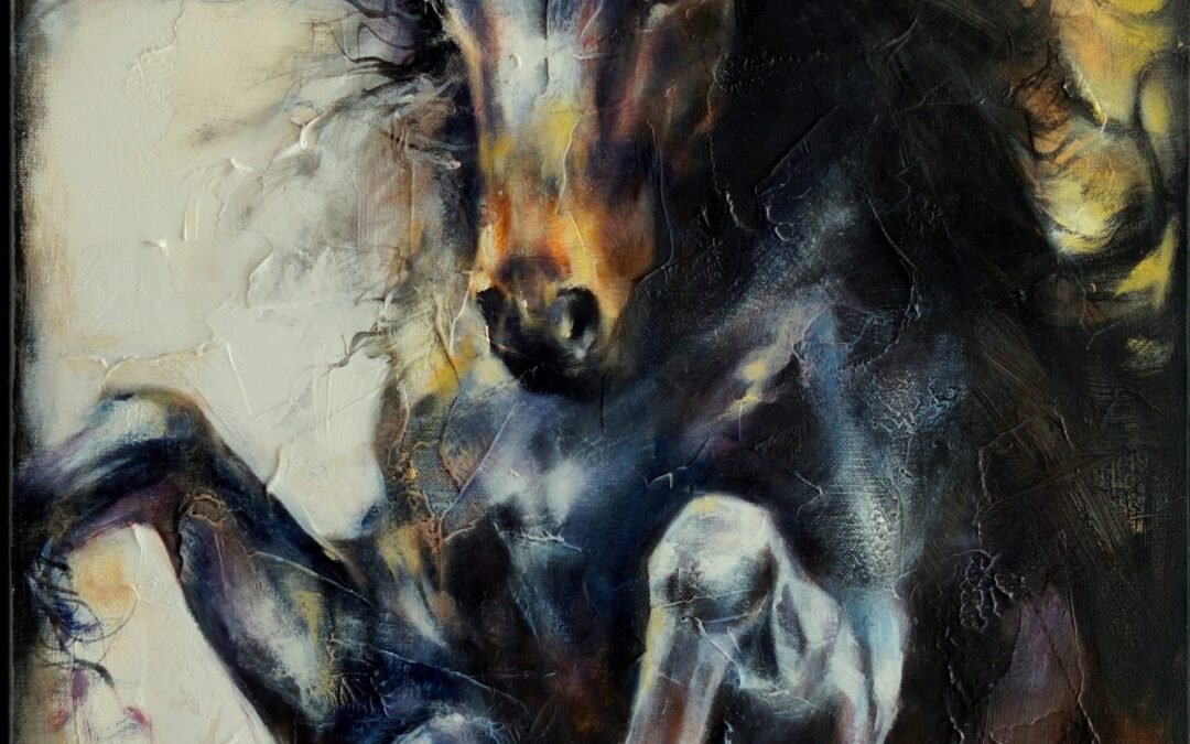 Horse Study 2021 (II), horse painting by Victoria Stoyanova