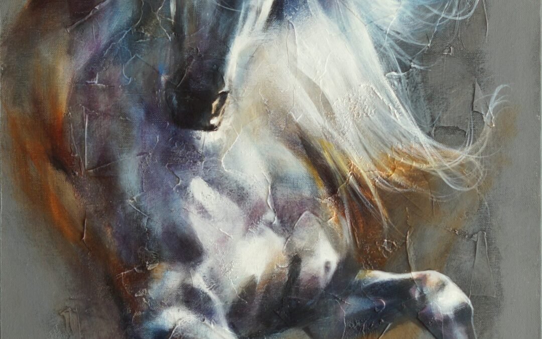 Horse Study 2021 (III), horse painting by Victoria Stoyanova