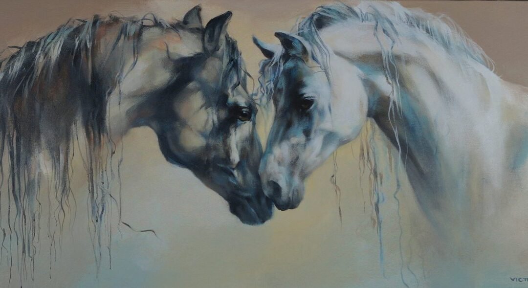 Horse Study 2021 (IV), horse painting by Victoria Stoyanova