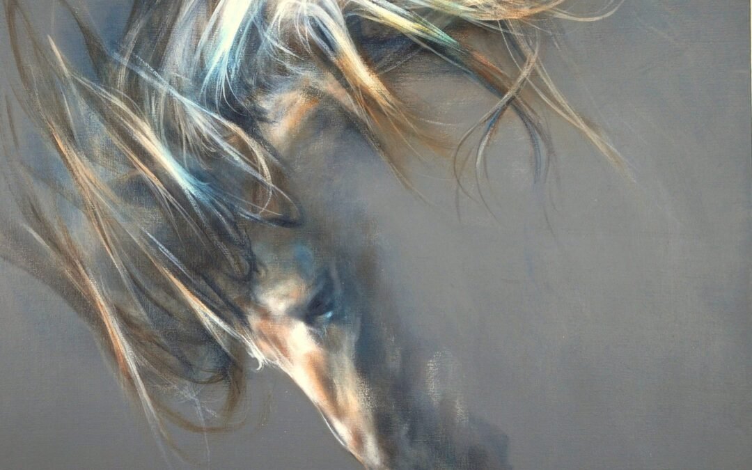 Horse Study 2021 (V), horse painting by Victoria Stoyanova