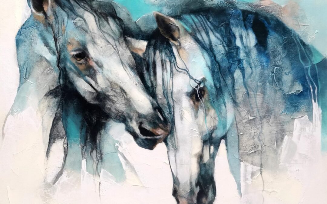 Horse Study 2023 (II), horse painting by Victoria Stoyanova