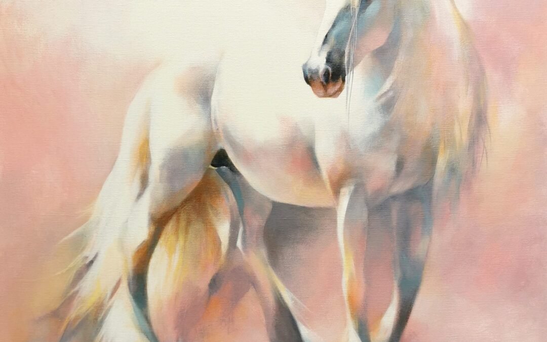 From dreams, horse painting by Victoria Stoyanova
